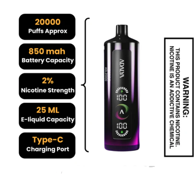 Adalya Edition 20K 20000 Puffs Einweg Kit- 💥 Nehme 5 Zahle NUR 4! + Ab einem Einkauf von 100€ 2 Mystery Gratis💥 - Image 5