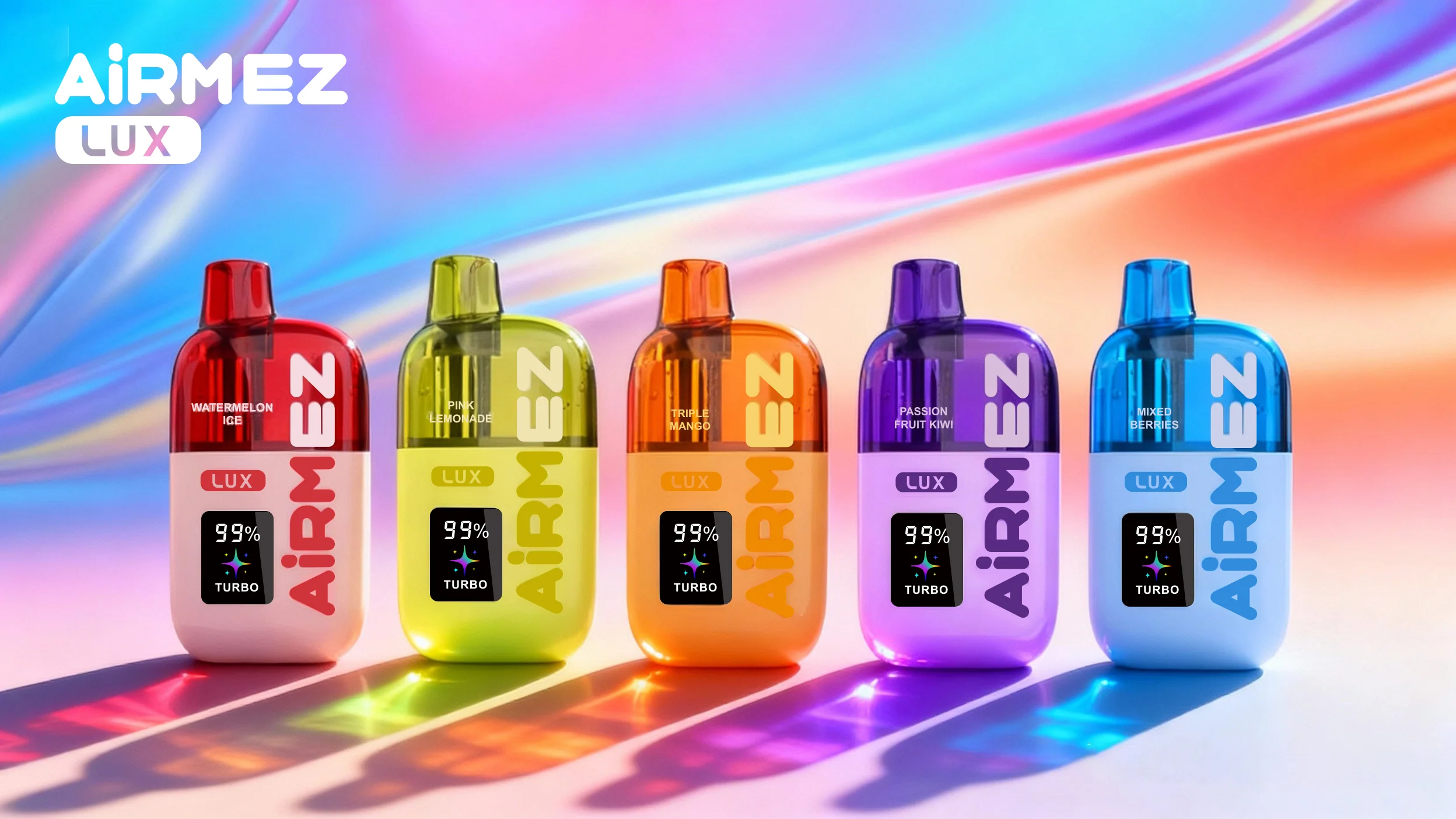 Airmez Lux 60000 60K Puffs Wiederaufladbares Einweg Kit- 💥 Nehme 5 Zahle NUR 4! + Ab einem Einkauf von 100€ 2 Mystery Gratis💥
