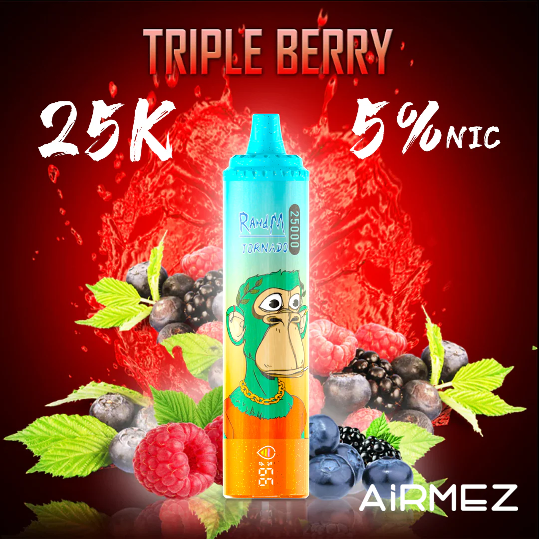 Airmez Tornado 25000 25K Puffs Einweg Kit- 💥 Nehme 5 Zahle NUR 4! + Ab einem Einkauf von 100€ 2 Mystery Gratis💥 - Image 14