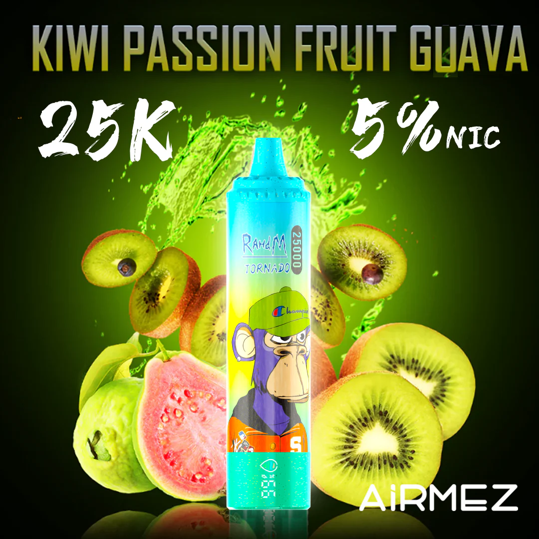 Airmez Tornado 25000 25K Puffs Einweg Kit- 💥 Nehme 5 Zahle NUR 4! + Ab einem Einkauf von 100€ 2 Mystery Gratis💥 - Image 3