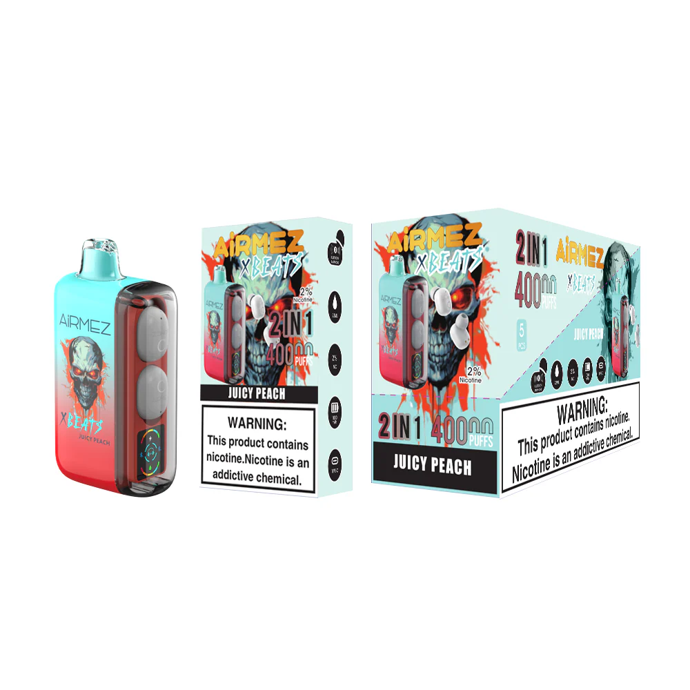 AiRMEZ Xbeats 50000 50K Puffs Einweg Kit mit TWS Earphones - Image 9
