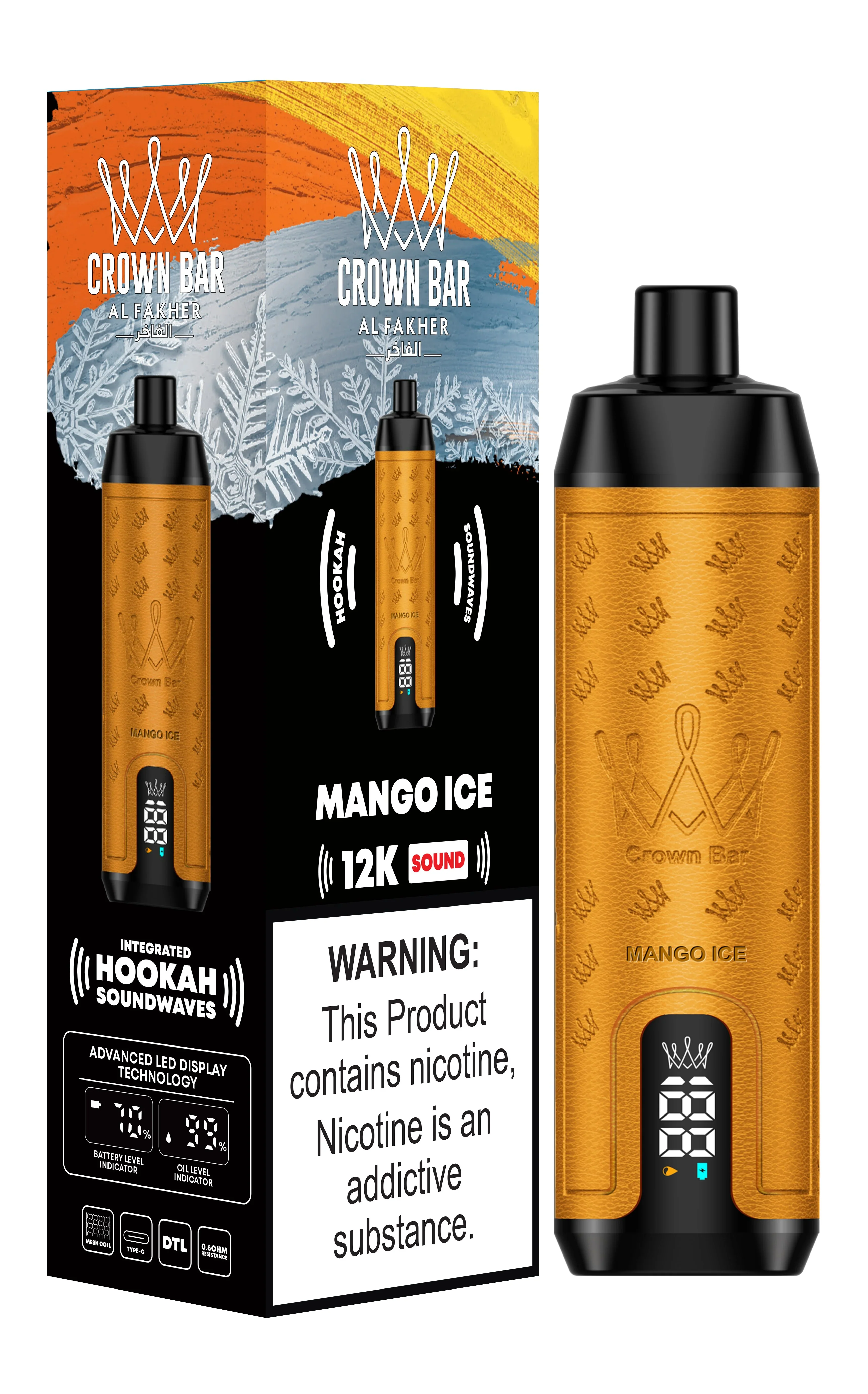 AL Fakher Crown Bar 12000 Puffs Shisha Hookah Einweg Vape - 💥 Ab einem Einkauf von 100€ 2 Mystery Gratis💥 - Image 21