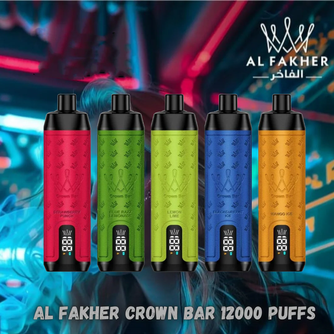 AL Fakher Crown Bar 12000 Puffs Shisha Hookah Einweg Vape - 💥 Ab einem Einkauf von 100€ 2 Mystery Gratis💥 - Image 3