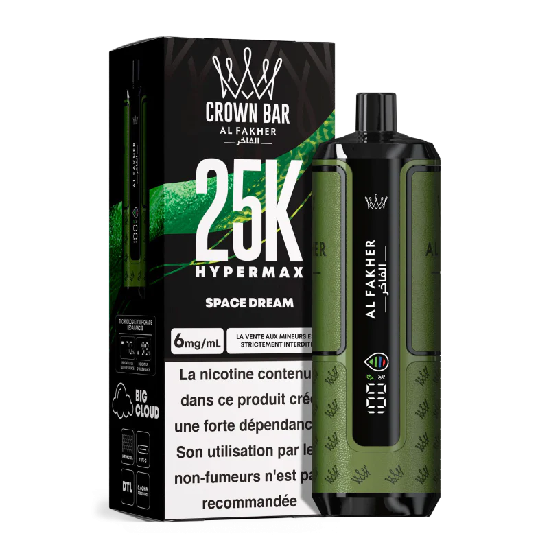 AL Fakher Crown Bar 25K Hypermax Einweg Kit (25000 Puffs) - 💥 Nehme 4 Zahle NUR 3! + Ab einem Einkauf von 100€ 2 Mystery Gratis💥 - Image 7