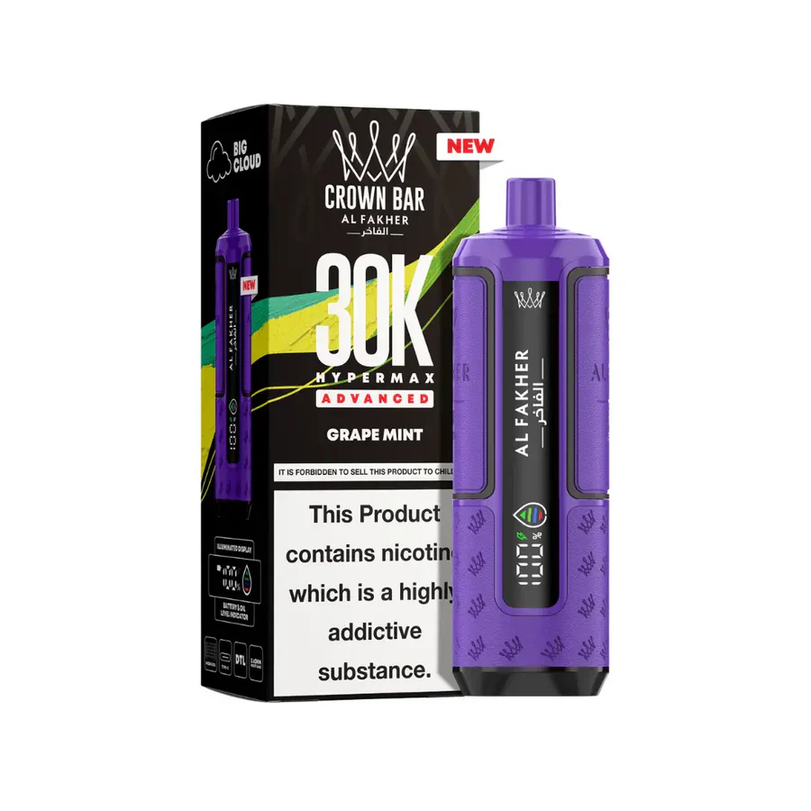 AL Fakher Crown Bar 30K Hypermax Vorgefülltes Einweg Kit - 💥 Nehme 4 Zahle NUR 3! + Ab einem Einkauf von 100€ 2 Mystery Gratis💥 - Image 21
