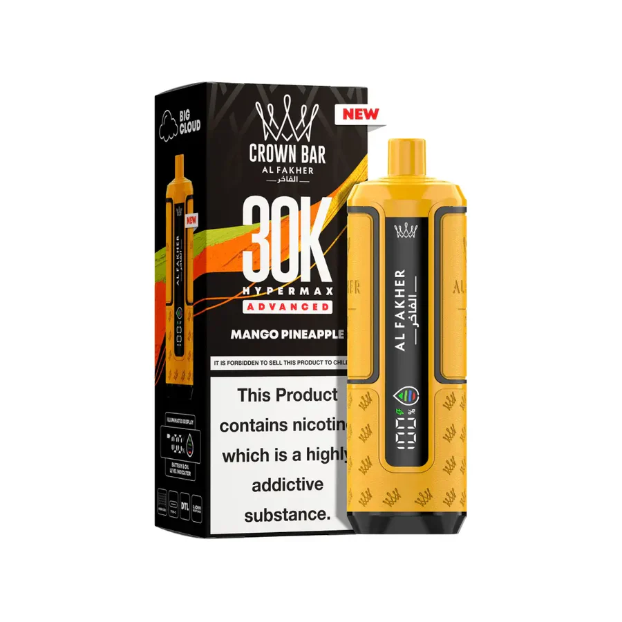 AL Fakher Crown Bar 30K Hypermax Vorgefülltes Einweg Kit - 💥 Nehme 4 Zahle NUR 3! + Ab einem Einkauf von 100€ 2 Mystery Gratis💥 - Image 24
