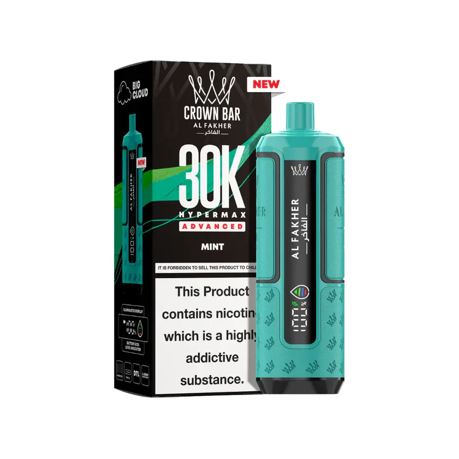 AL Fakher Crown Bar 30K Hypermax Vorgefülltes Einweg Kit - 💥 Nehme 4 Zahle NUR 3! + Ab einem Einkauf von 100€ 2 Mystery Gratis💥 - Image 25