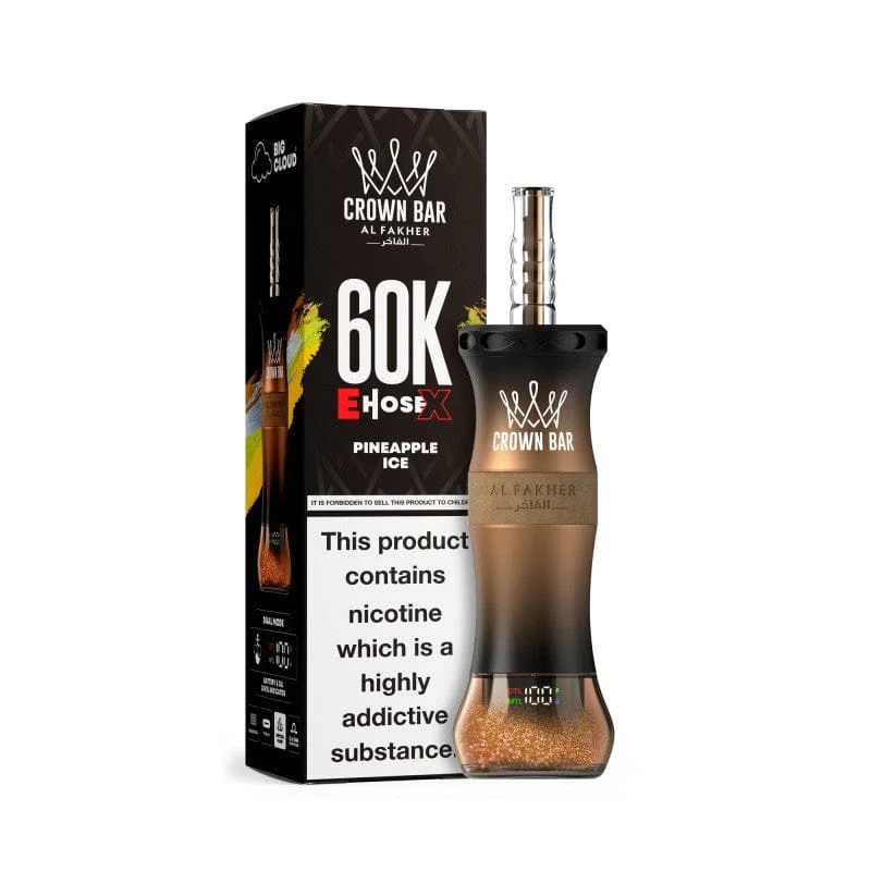 AL Fakher Crown Bar 60K 60000 Puffs E-Hose X Einweg Kit- 💥 Nehme 5 Zahle NUR 4! + Ab einem Einkauf von 100€ 2 Mystery Gratis💥 - Image 13