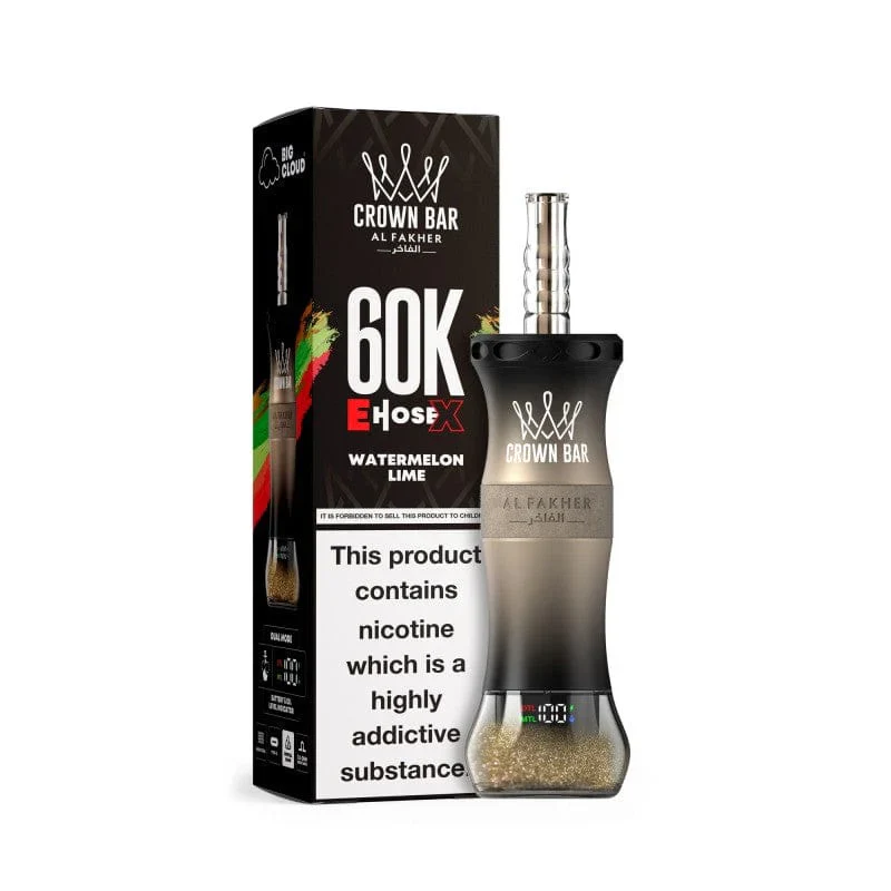 AL Fakher Crown Bar 60K 60000 Puffs E-Hose X Einweg Kit- 💥 Nehme 5 Zahle NUR 4! + Ab einem Einkauf von 100€ 2 Mystery Gratis💥 - Image 15