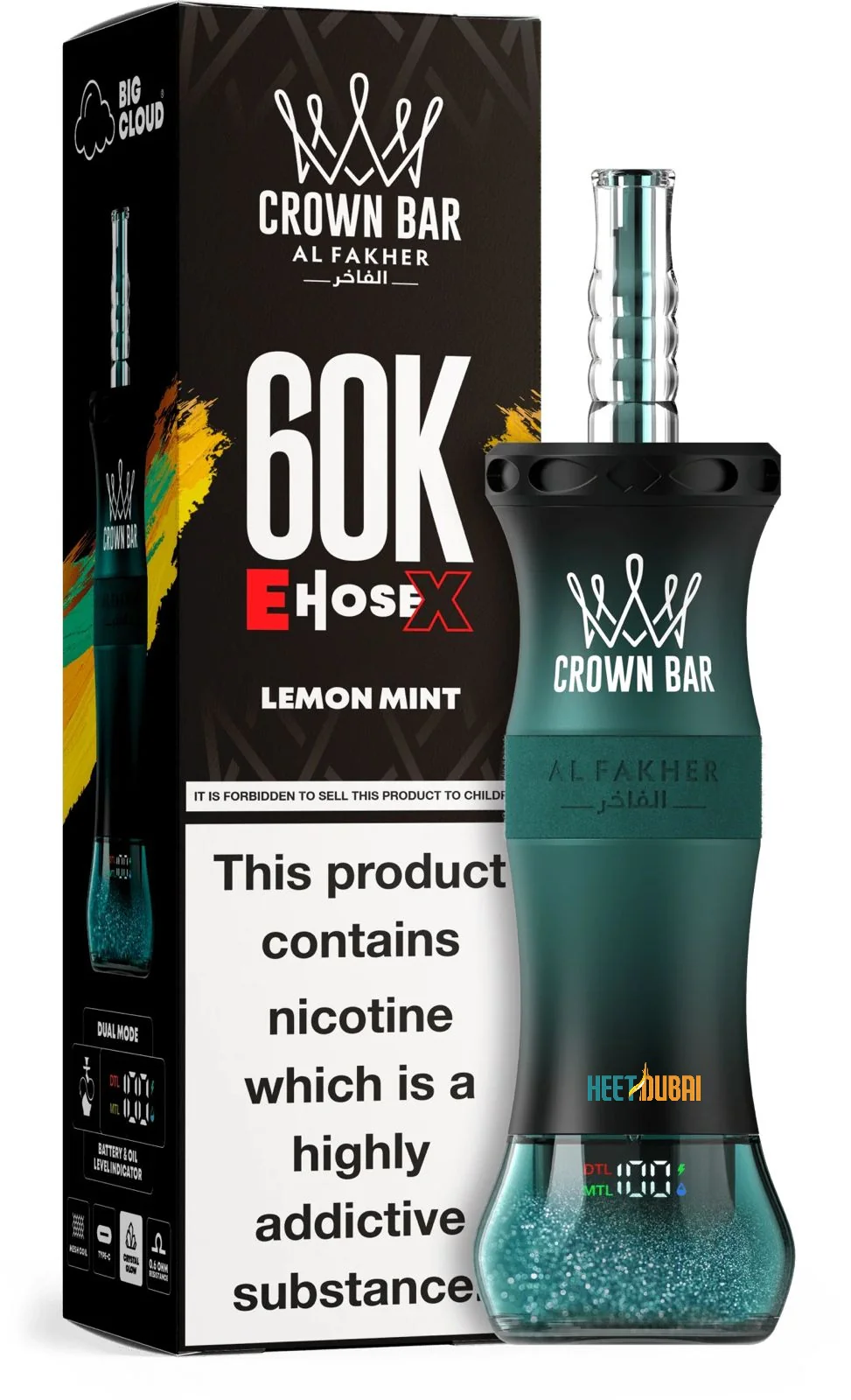 AL Fakher Crown Bar 60K 60000 Puffs E-Hose X Einweg Kit- 💥 Nehme 5 Zahle NUR 4! + Ab einem Einkauf von 100€ 2 Mystery Gratis💥 - Image 17
