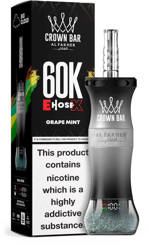 AL Fakher Crown Bar 60K 60000 Puffs E-Hose X Einweg Kit- 💥 Nehme 5 Zahle NUR 4! + Ab einem Einkauf von 100€ 2 Mystery Gratis💥 - Image 20