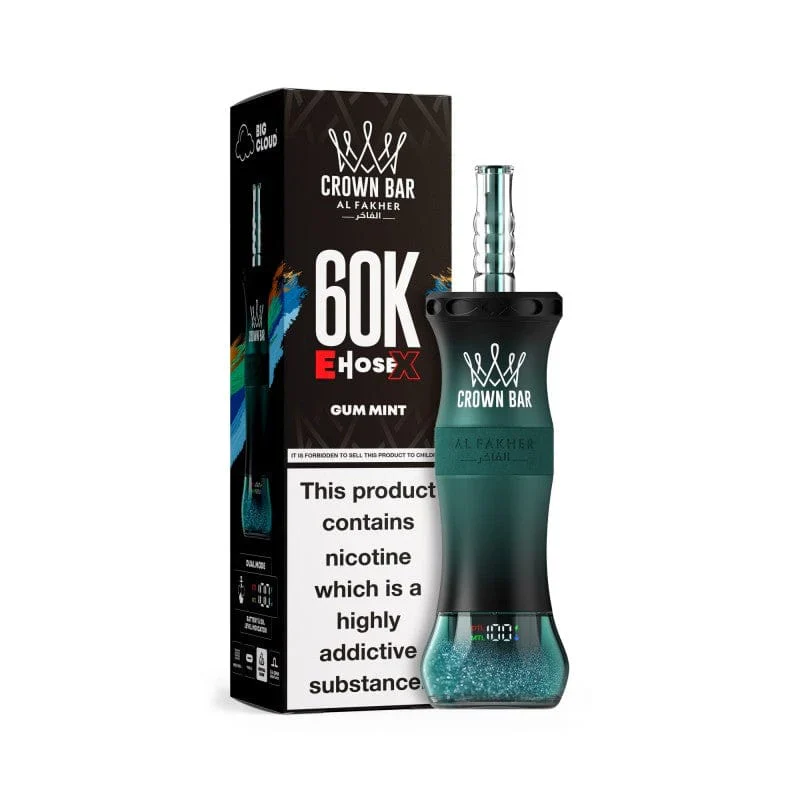 AL Fakher Crown Bar 60K 60000 Puffs E-Hose X Einweg Kit- 💥 Nehme 5 Zahle NUR 4! + Ab einem Einkauf von 100€ 2 Mystery Gratis💥 - Image 6