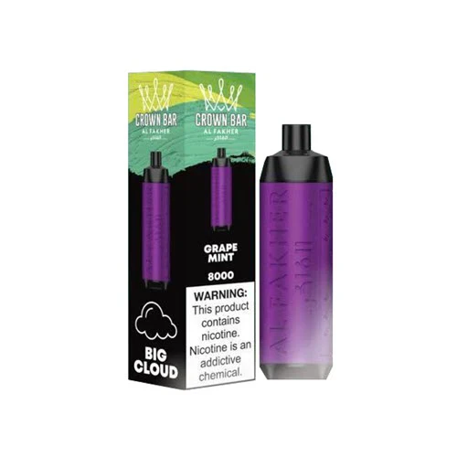 [Clearance Sale] Al Fakher Crown Bar Big Cloud 8000 Puffs Wiederaufladbares Einweg Kit DTL - 📢EXKLUSIVES ANGEBOT - Nehme 5 Zahle NUR 4 an der Kasse!+Ab einem Einkauf von 100€ 2 Mystery Vapes Gratis📢 - Image 8