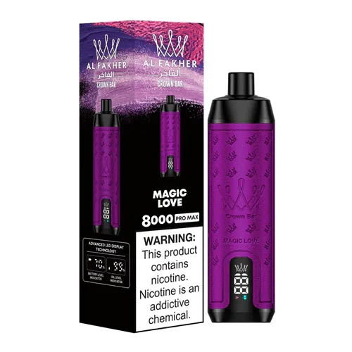 AL Fakher Crown Bar Pro 8000 Puffs Wiederaufladbares Einweg Kit- 💥 Nehme 5 Zahle NUR 4! + Ab einem Einkauf von 100€ 2 Mystery Gratis💥 - Image 10