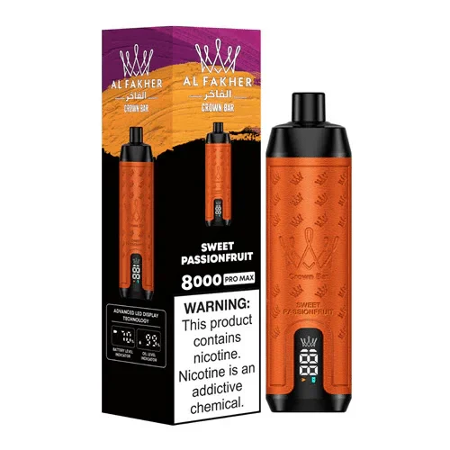 AL Fakher Crown Bar Pro 8000 Puffs Wiederaufladbares Einweg Kit- 💥 Nehme 5 Zahle NUR 4! + Ab einem Einkauf von 100€ 2 Mystery Gratis💥 - Image 14