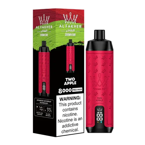 AL Fakher Crown Bar Pro 8000 Puffs Wiederaufladbares Einweg Kit- 💥 Nehme 5 Zahle NUR 4! + Ab einem Einkauf von 100€ 2 Mystery Gratis💥 - Image 15