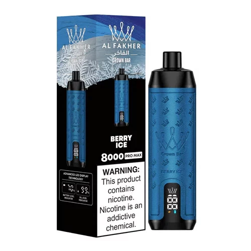 AL Fakher Crown Bar Pro 8000 Puffs Wiederaufladbares Einweg Kit- 💥 Nehme 5 Zahle NUR 4! + Ab einem Einkauf von 100€ 2 Mystery Gratis💥 - Image 3