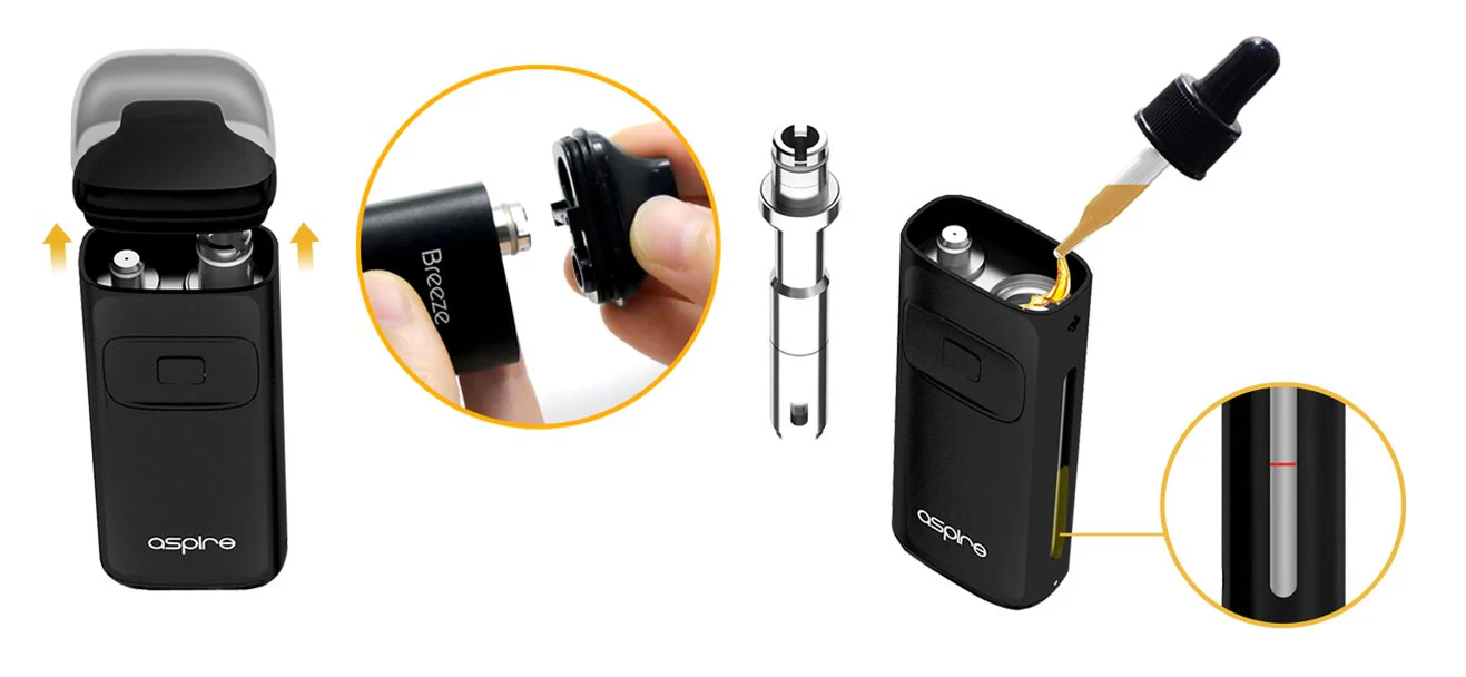 Aspire Breeze Starter Kit Starterset - 2ml & 650mAh - Image 41