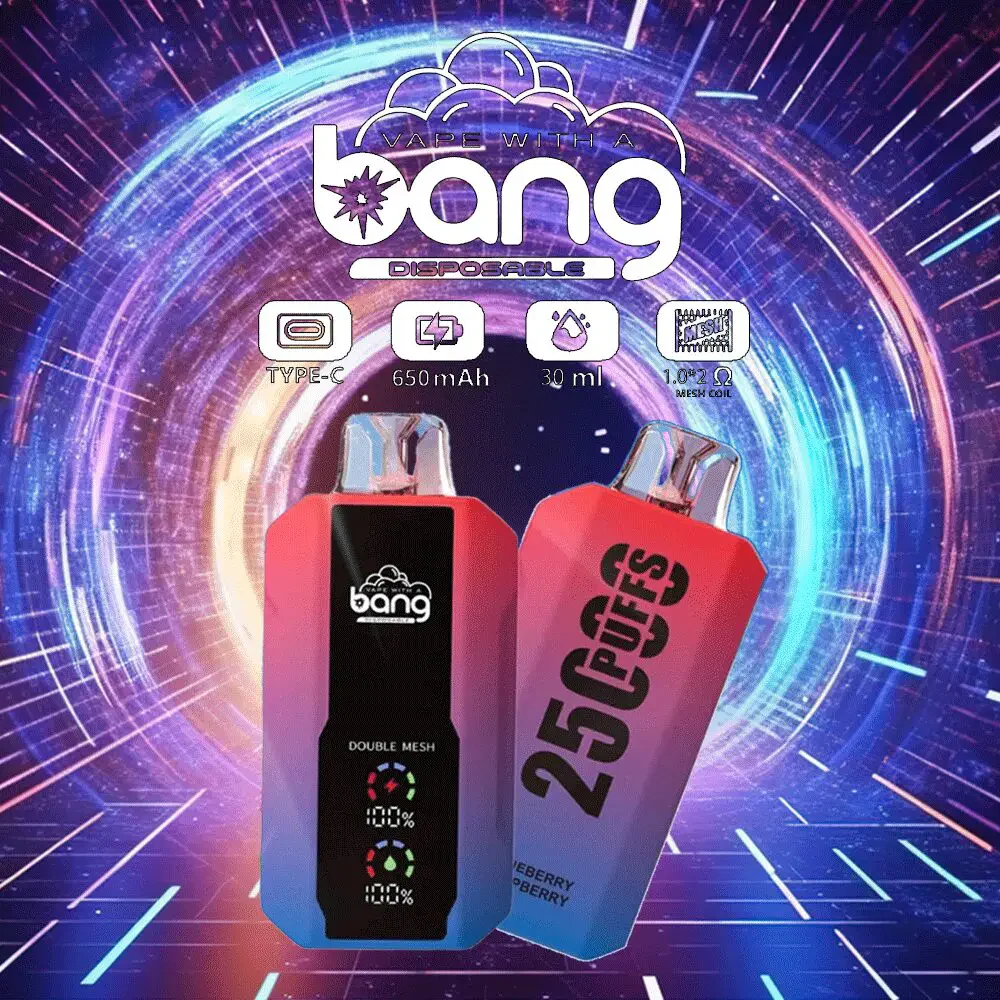 Bang 25000 Puffs Wiederaufladbares Einweg Kit (LED Display) - Image 2