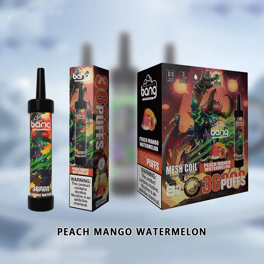 Bang 36000 Puffs Wiederaufladbares DTL Einweg Kit - 📢EXKLUSIVES ANGEBOT - Nehme 4 Zahle NUR 3 an der Kasse!+Ab einem Einkauf von 100€ 2 Mystery Vapes Gratis📢 - Image 10
