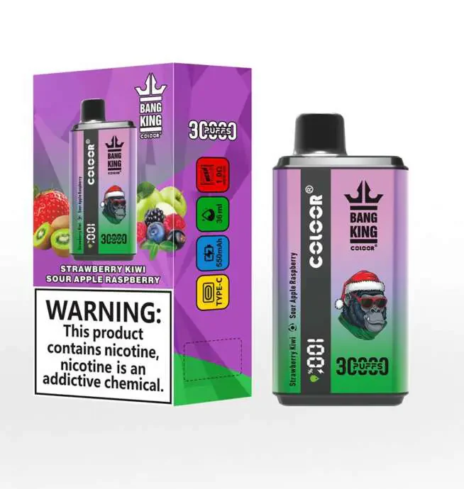 Bang King 30000 Puffs Double Flavor Wiederaufladbarer Einweg Vape (LED Display) - Image 11