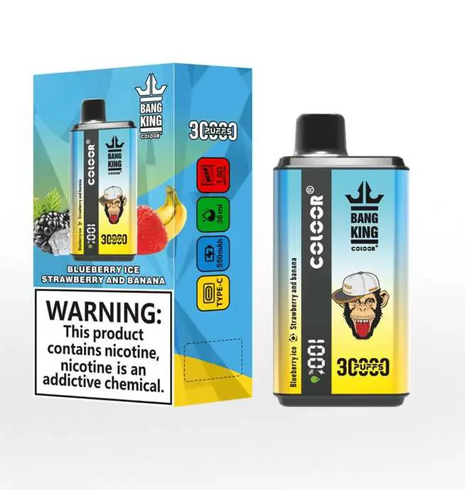 Bang King 30000 Puffs Double Flavor Wiederaufladbarer Einweg Vape (LED Display) - Image 12