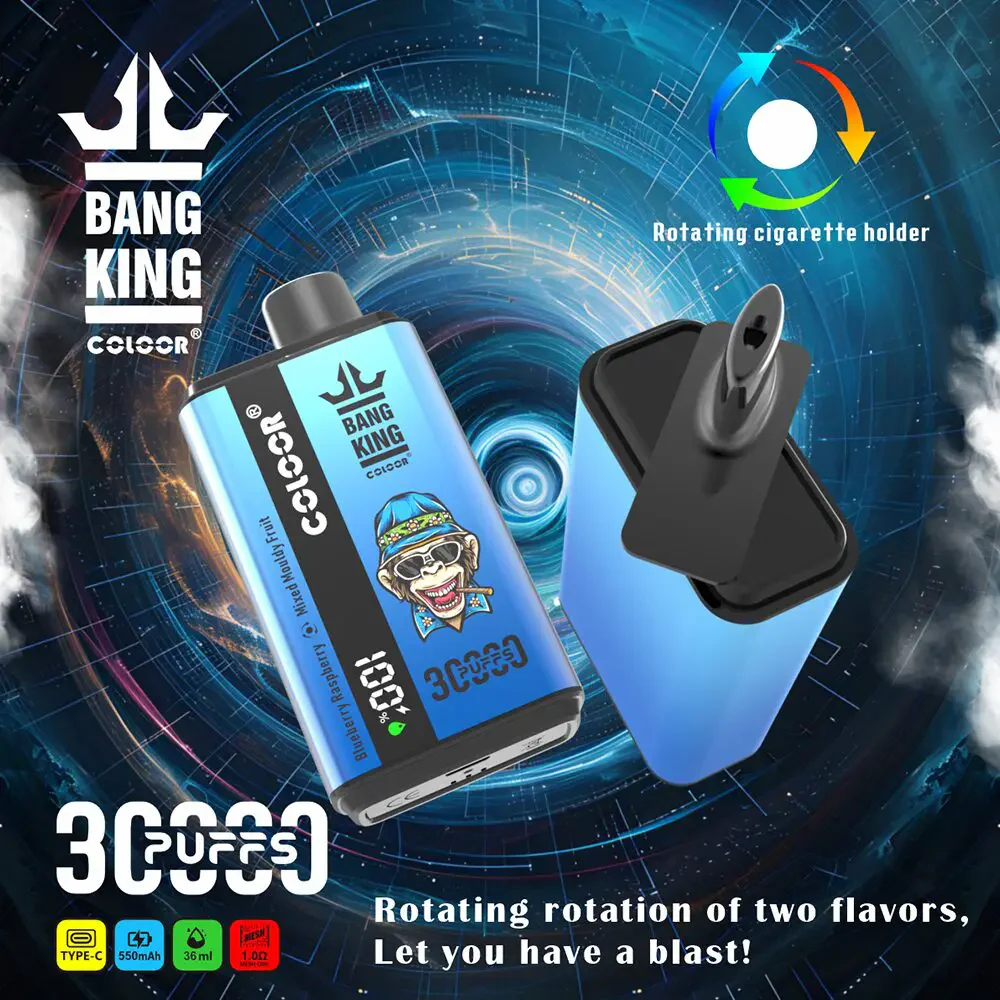 Bang King 30000 Puffs Double Flavor Wiederaufladbarer Einweg Vape (LED Display) - Image 2