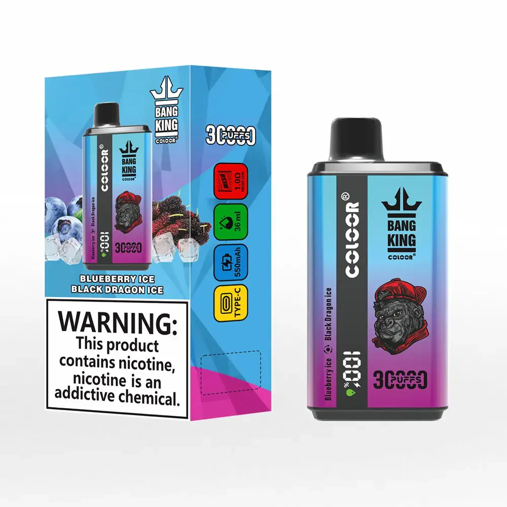 Bang King 30000 Puffs Double Flavor Wiederaufladbarer Einweg Vape (LED Display) - Image 4