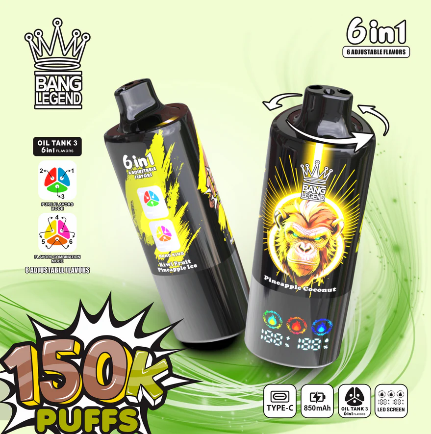 Bang Legend 150000 150K Puffs 6-in-1 Flavors Einweg Kit - Image 3