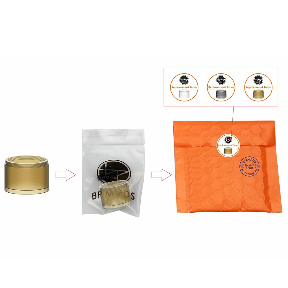 BP MODS Pioneer RTA Replacement Glass Tube 2ml - Image 2