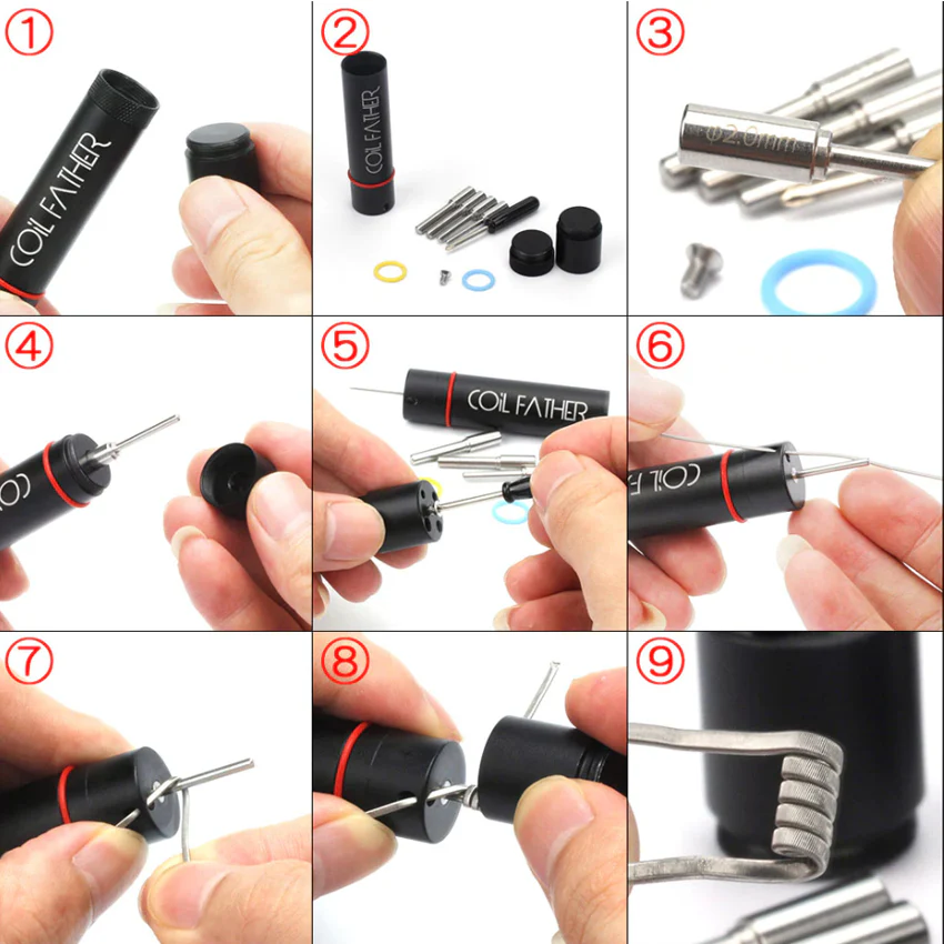Coil Father Coiling Kit V2 Vape Coil Jig 1Stück/Packung - Image 2