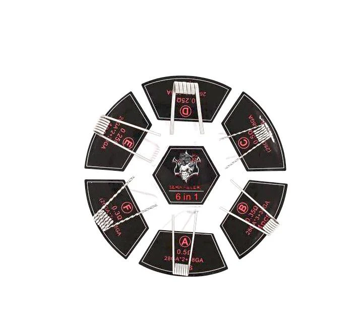 Demon Killer Flame Coil 6 in 1 Vorgefertigte Coils - 24 Stück / Packung
