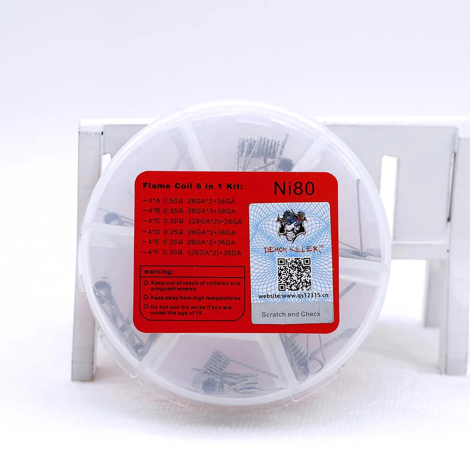 Demon Killer Flame Coil 6 in1 Ni80 Kit - 24 Stück / Packung - Image 2