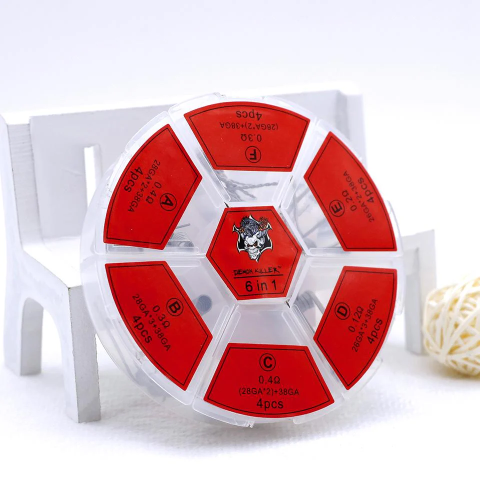 Demon Killer Flame Coil 6 in1 Ni80 Kit - 24 Stück / Packung - Image 3
