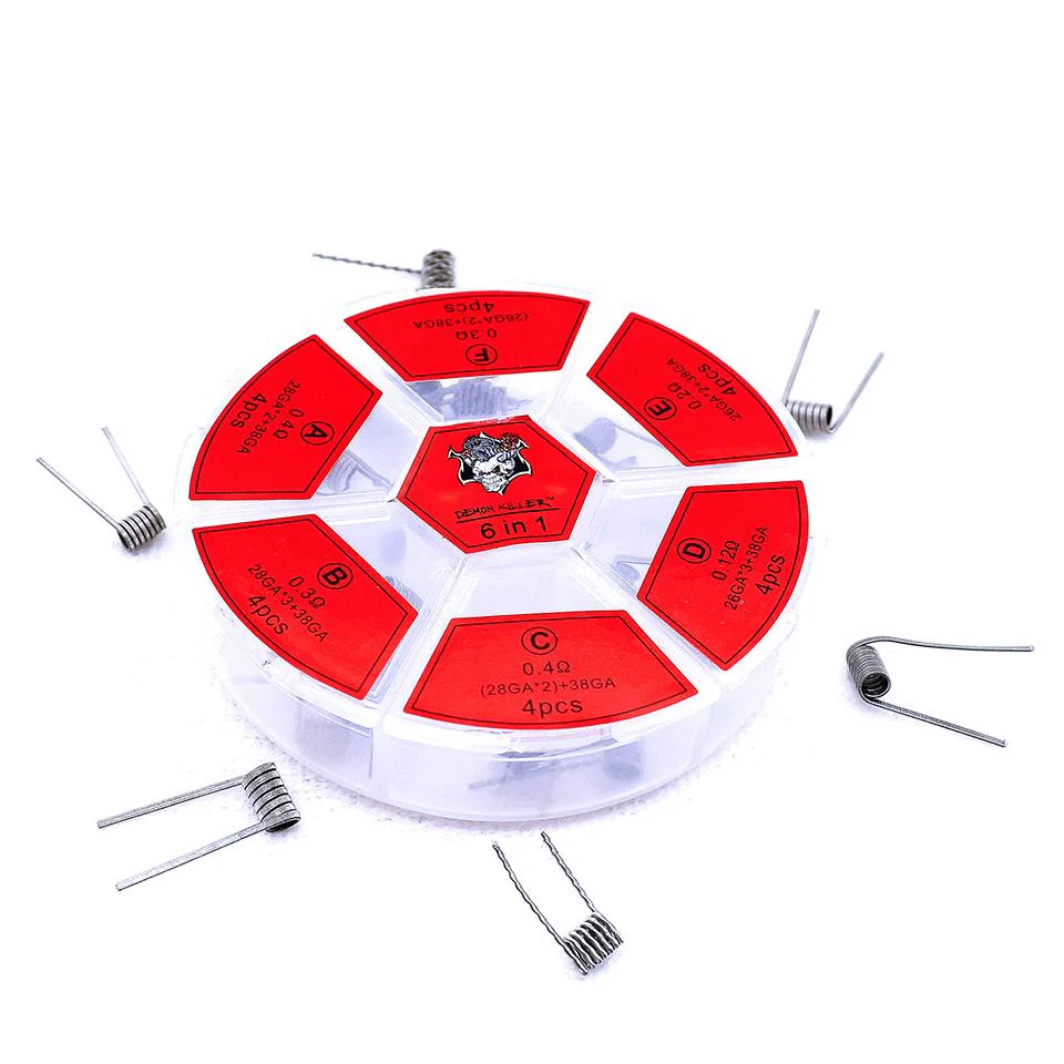 Demon Killer Flame Coil 6 in1 Ni80 Kit - 24 Stück / Packung - Image 5