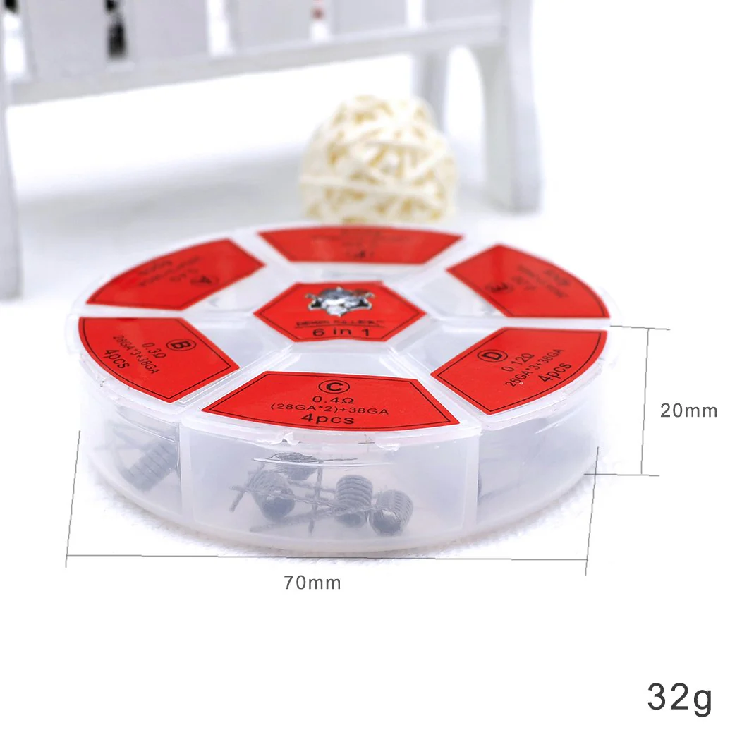 Demon Killer Flame Coil 6 in1 Ni80 Kit - 24 Stück / Packung - Image 9