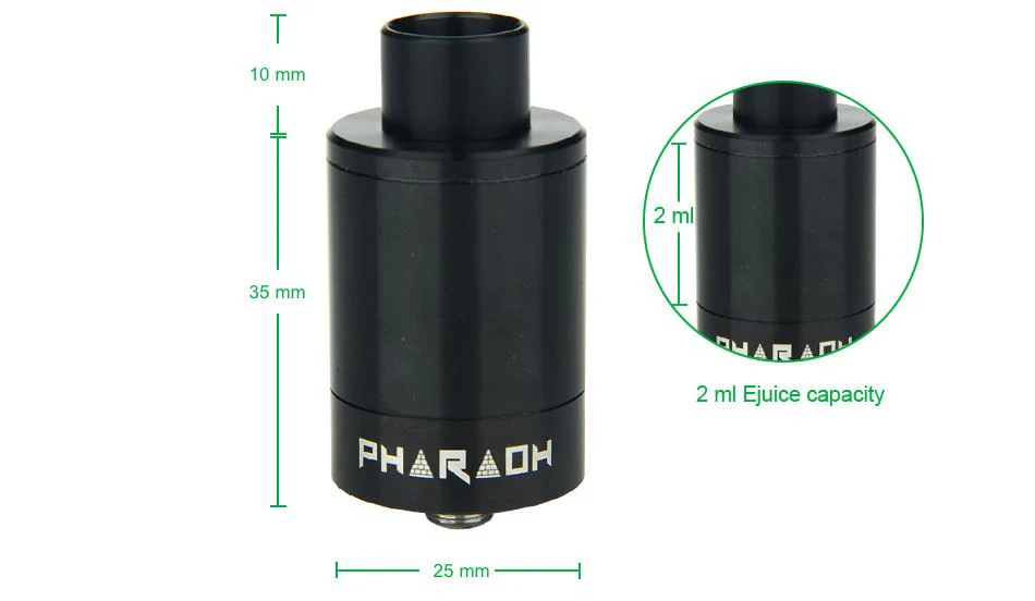 Digiflavor Pharaoh 25 Dripper Verdampfer - 2 ml - Image 5