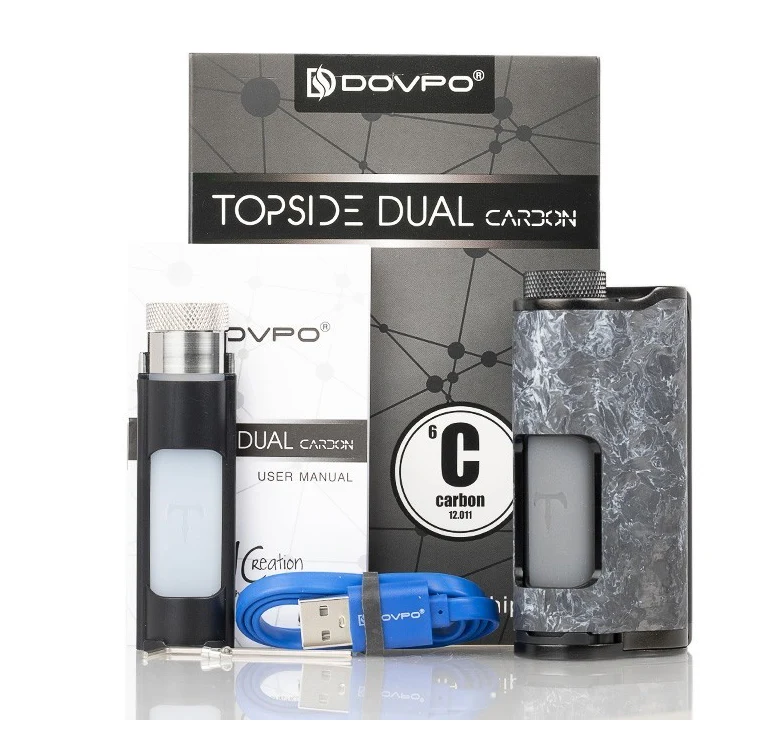 Dovpo X TVC YIHI TopSide Dual Carbon Squonk Mod - Image 10