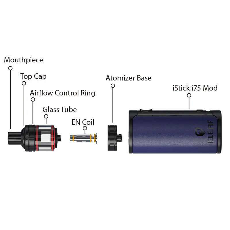 Eleaf iStick i75 Box Mod Kit mit En Air Tank Verdampfer 3000mAh 3,5ml - Image 3
