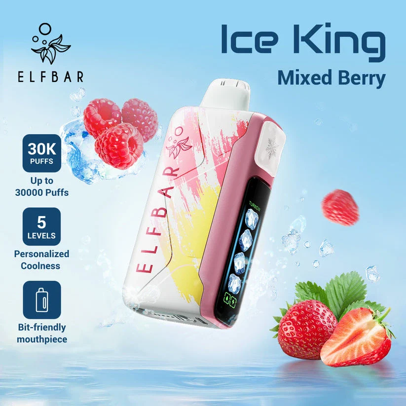 ELF Bar Ice King 30K Wiederaufladbares Einweg Kit (30000 Puffs)- 💥 Nehme 5 Zahle NUR 4! + Ab einem Einkauf von 100€ 2 Mystery Gratis💥 - Image 11