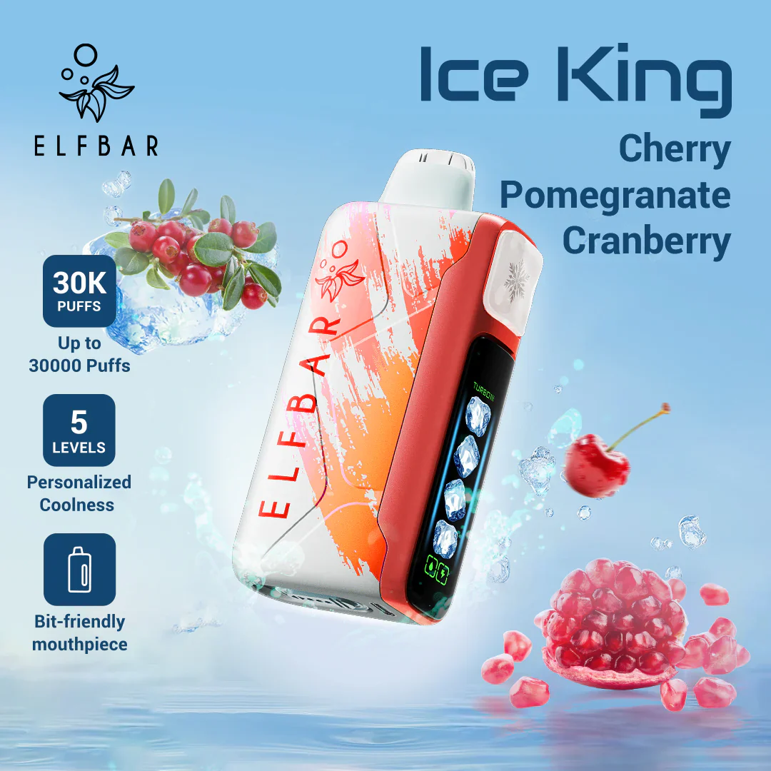 ELF Bar Ice King 30K Wiederaufladbares Einweg Kit (30000 Puffs)- 💥 Nehme 5 Zahle NUR 4! + Ab einem Einkauf von 100€ 2 Mystery Gratis💥 - Image 16