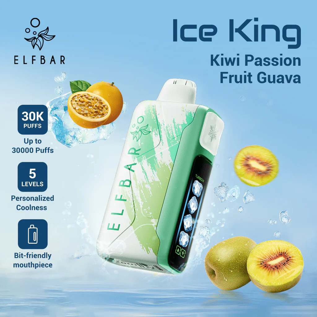 ELF Bar Ice King 30K Wiederaufladbares Einweg Kit (30000 Puffs)- 💥 Nehme 5 Zahle NUR 4! + Ab einem Einkauf von 100€ 2 Mystery Gratis💥 - Image 18