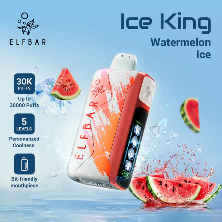 ELF Bar Ice King 30K Wiederaufladbares Einweg Kit (30000 Puffs)- 💥 Nehme 5 Zahle NUR 4! + Ab einem Einkauf von 100€ 2 Mystery Gratis💥 - Image 3