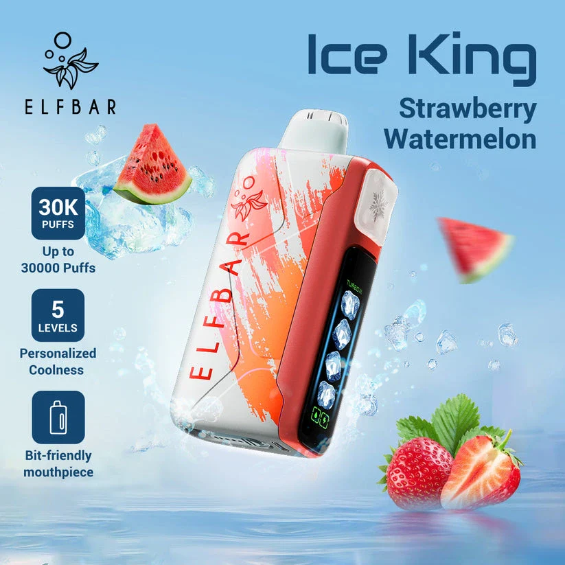 ELF Bar Ice King 30K Wiederaufladbares Einweg Kit (30000 Puffs)- 💥 Nehme 5 Zahle NUR 4! + Ab einem Einkauf von 100€ 2 Mystery Gratis💥 - Image 5