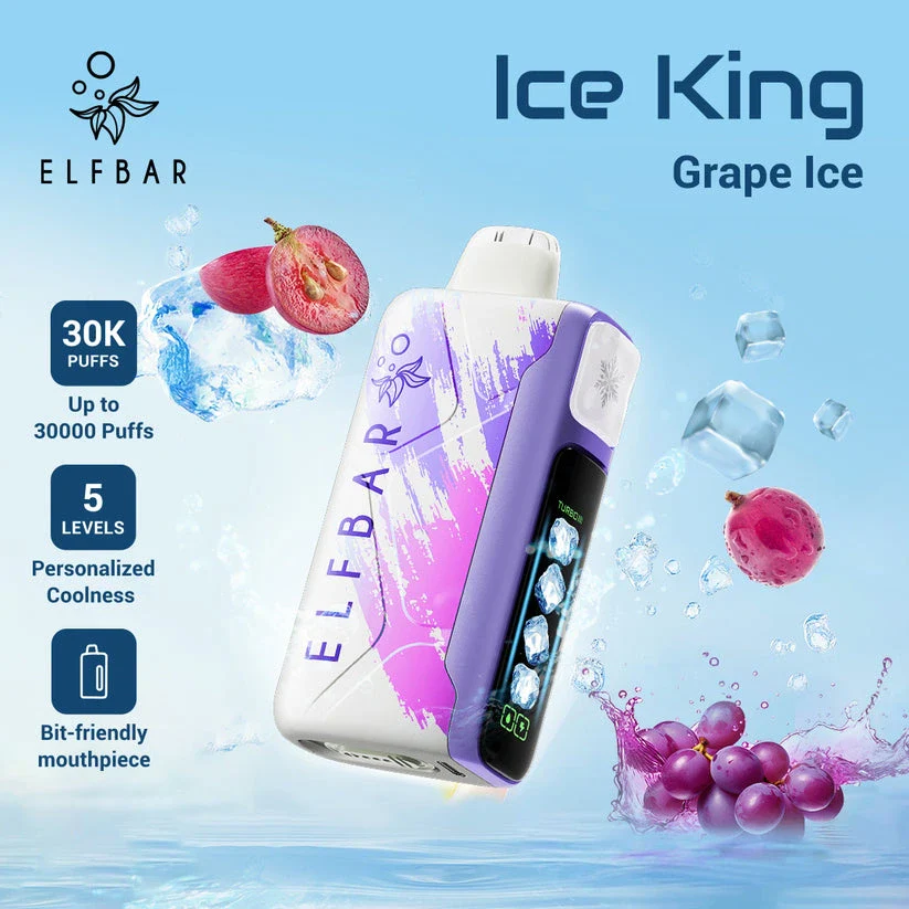 ELF Bar Ice King 30K Wiederaufladbares Einweg Kit (30000 Puffs)- 💥 Nehme 5 Zahle NUR 4! + Ab einem Einkauf von 100€ 2 Mystery Gratis💥 - Image 7