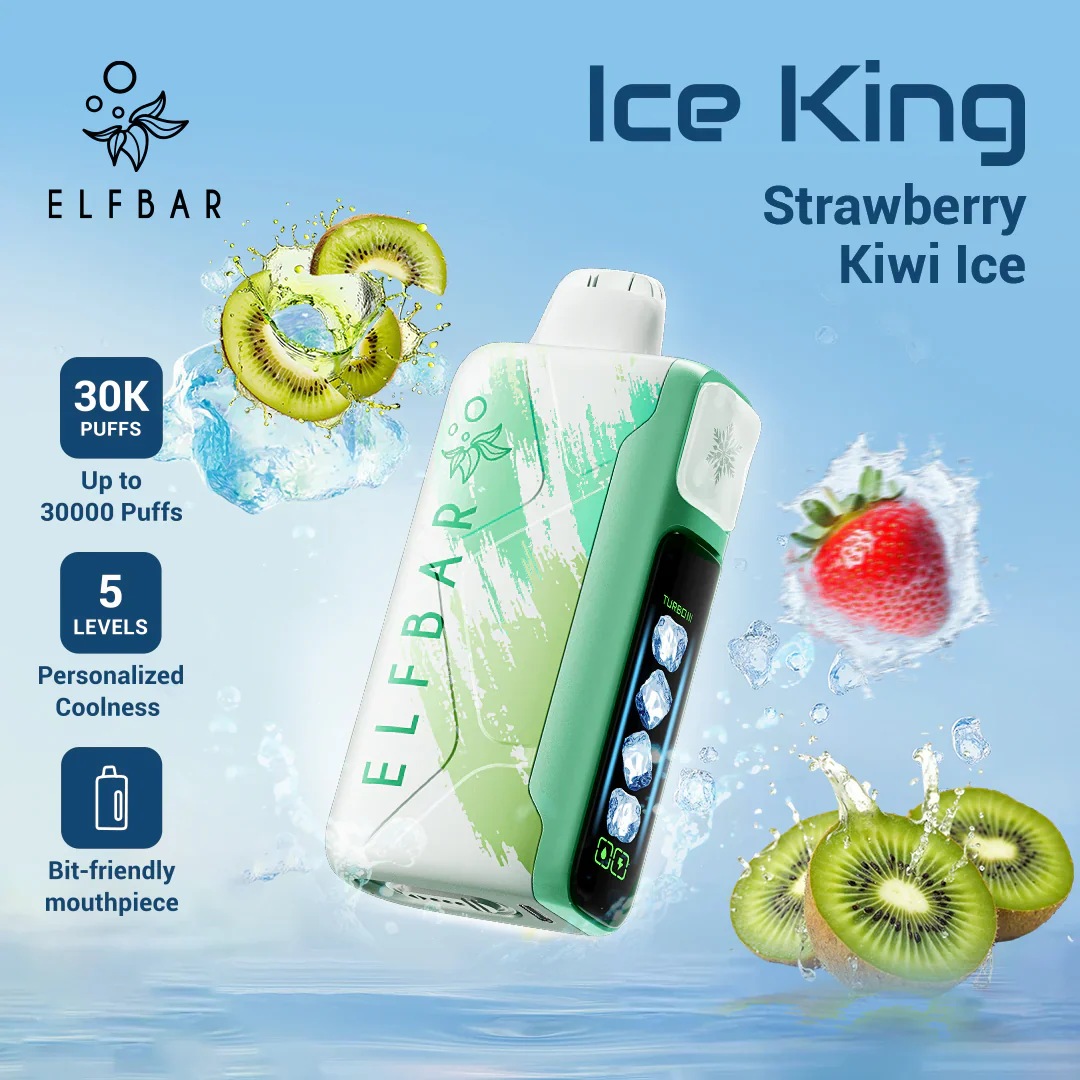 ELF Bar Ice King 30K Wiederaufladbares Einweg Kit (30000 Puffs)- 💥 Nehme 5 Zahle NUR 4! + Ab einem Einkauf von 100€ 2 Mystery Gratis💥 - Image 8