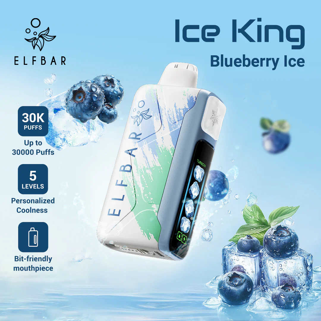 ELF Bar Ice King 30K Wiederaufladbares Einweg Kit (30000 Puffs)- 💥 Nehme 5 Zahle NUR 4! + Ab einem Einkauf von 100€ 2 Mystery Gratis💥 - Image 9