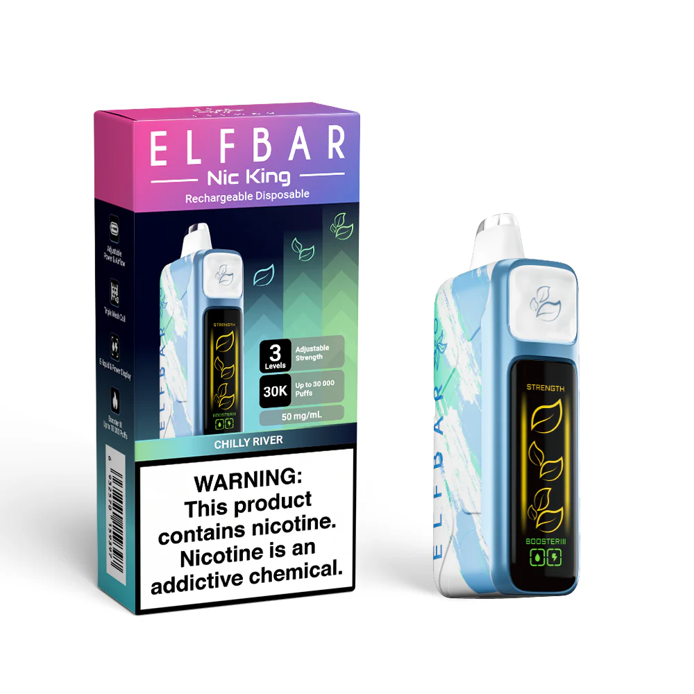 ELF BAR Nic King 30K Puffs Wiederaufladbares Einweg Kit (30000 Puffs)- 💥 Nehme 5 Zahle NUR 4! + Ab einem Einkauf von 100€ 2 Mystery Gratis💥 - Image 3