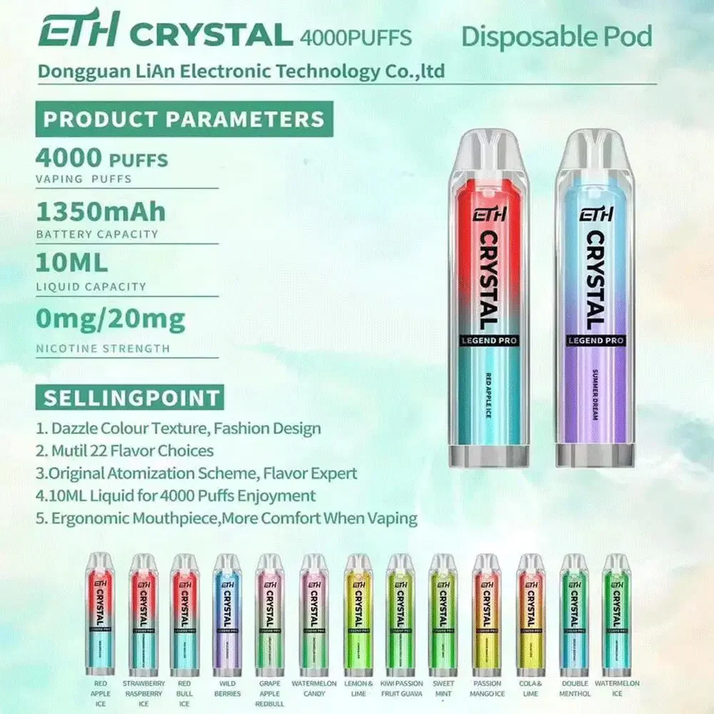 ETH Crystal 4000 Puffs Einweg Kit - Image 2