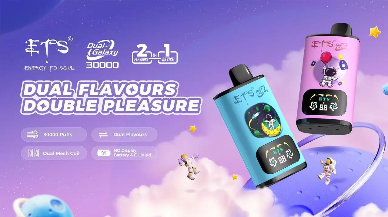 ETS Galaxy 30000 30K Puffs Einweg Kit (Double Flavors) - 💥 Nehme 5 Zahle NUR 4! + Ab einem Einkauf von 100€ 2 Mystery Gratis💥 - Image 2